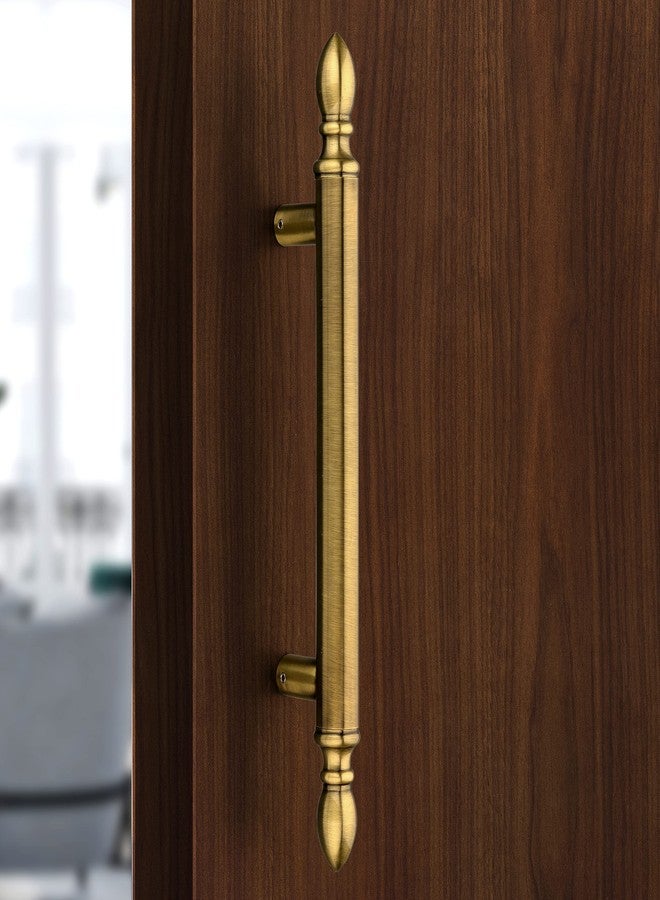 Plantex Altros Main Door Handle/14 Inch Door Handle for Main Door/Pull Push Antique Door Handle/Home & Door Decor/3 Years Warranty Pack of 1 (106, Brass Antique Finish) - Image 1